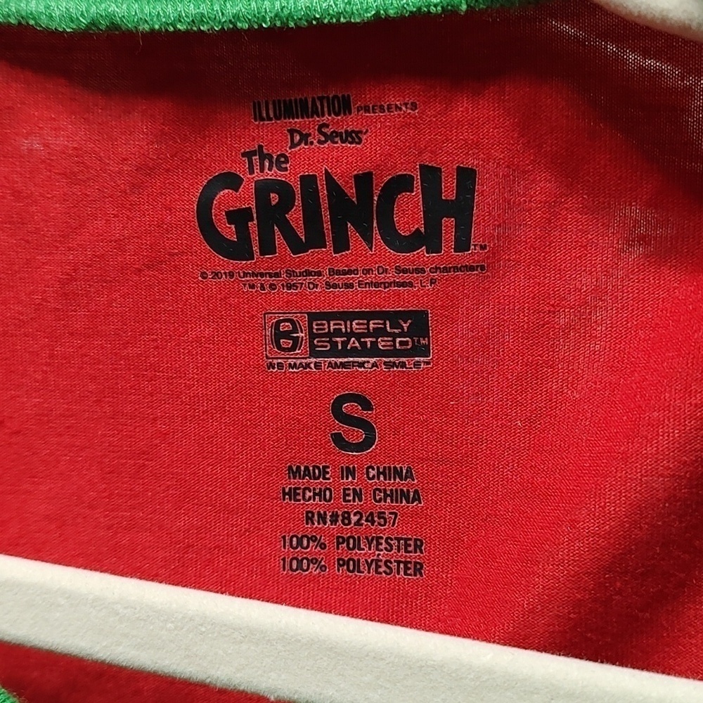 The Grinch Christmas Long Sleeve T-shirt Size S - Picture 3 of 3